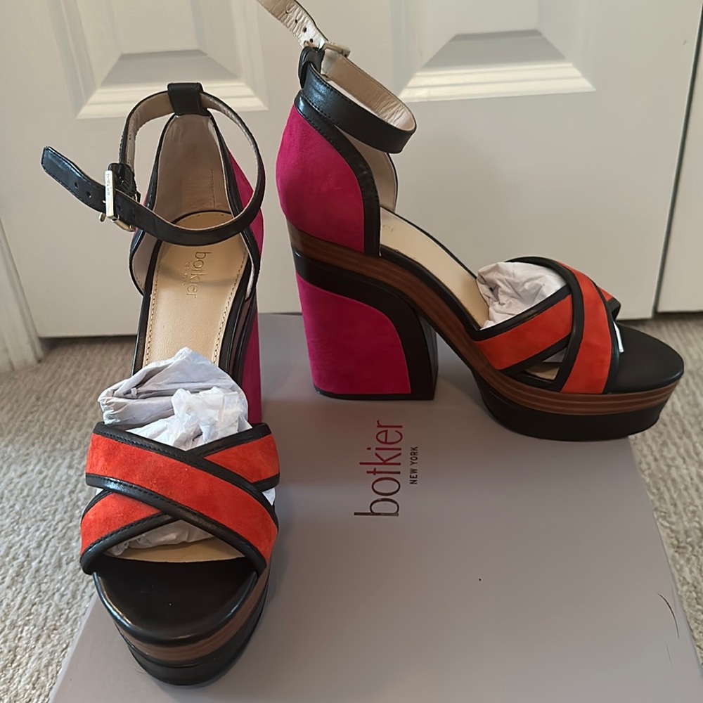 Botkier Paloma Suede Platform Sandals